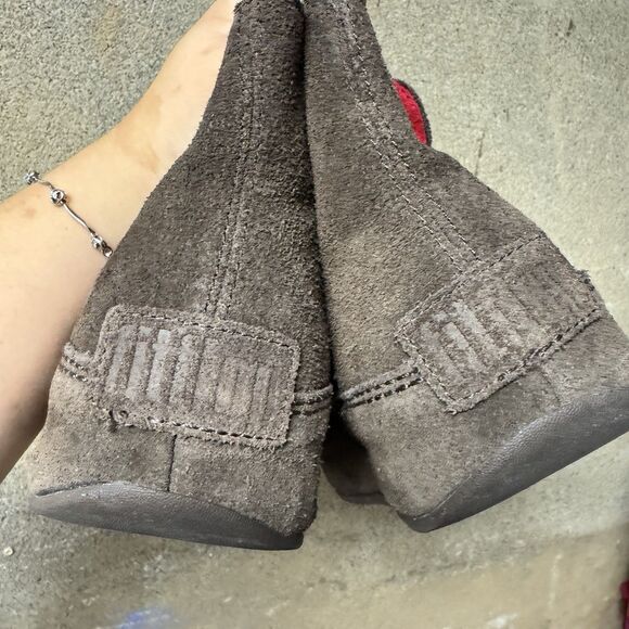 Fitflop Dash Suede Ankle Boots Womens Size 7 EUR 38 Chocolate Brown Leather - Picture 6 of 9